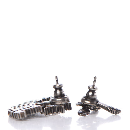 Christian Dior Palladium Crystal J'adior Earrings 3 of 5