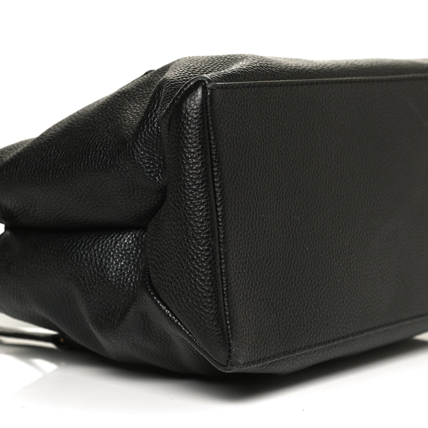 Pebbled Calfskin Tote Black