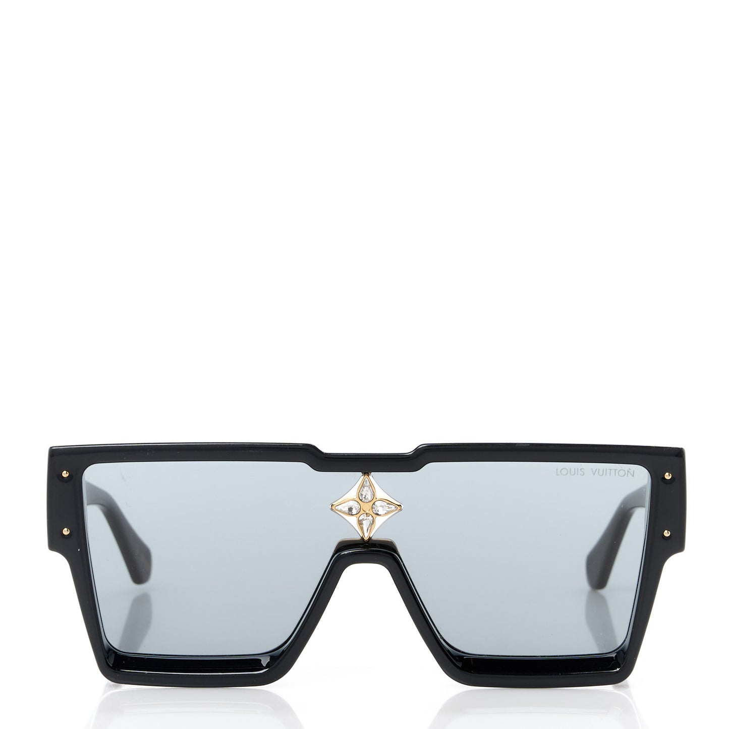Acetate Swarovski Crystal Cyclone Sunglasses Z1578E Black
