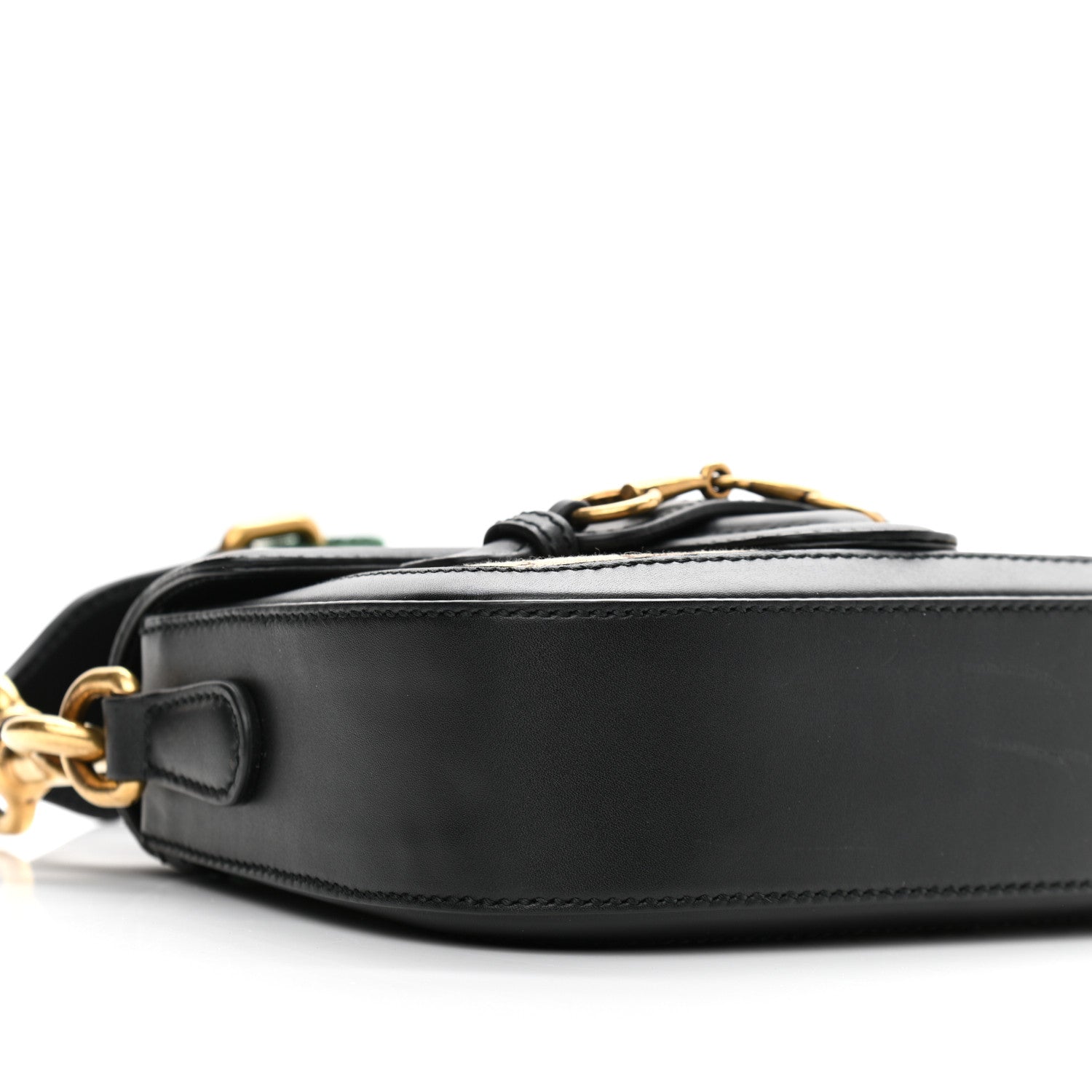 Gucci Monogram Small Lady Web Shoulder Bag Beige Black 10 of 11
