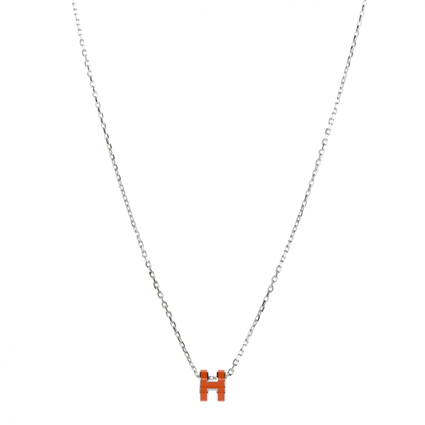 Palladium Mini Pop H Necklace Orange Graffiti