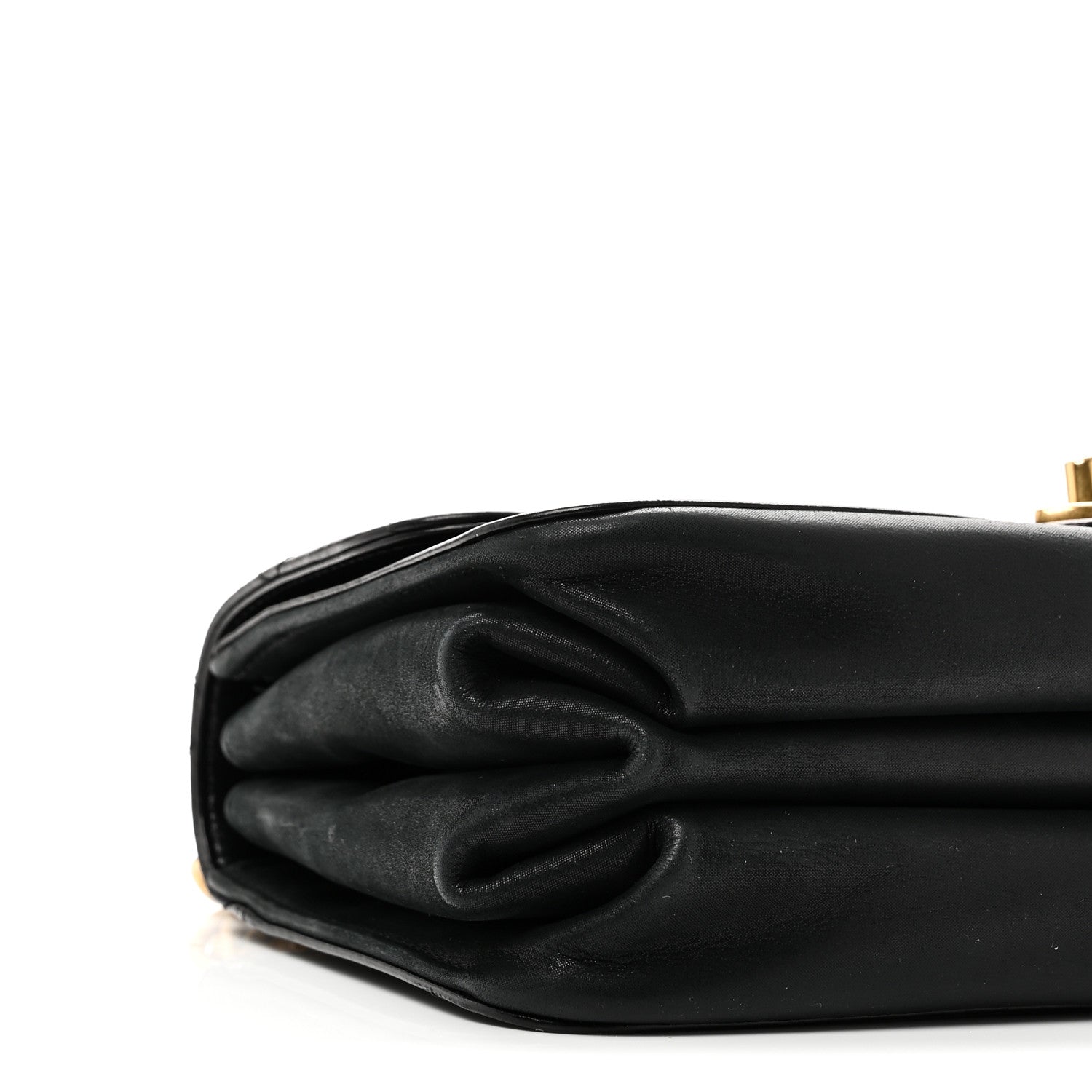 Chanel Iridescent Calfskin Quilted Small Straight Lined Flap Black 9 of 10