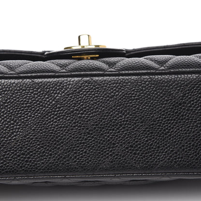 Chanel Caviar Quilted Medium Double Flap Black 10 of 16