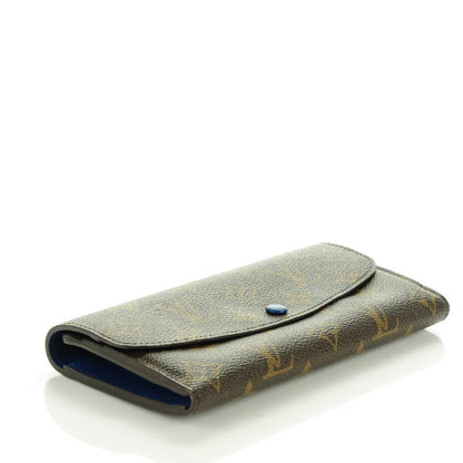 Louis Vuitton Monogram Emilie Wallet Blue 4 of 7
