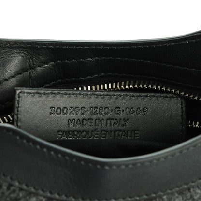 Balenciaga Alpaca Calfskin Classic Silver Hardware Mini City Black 8 of 8