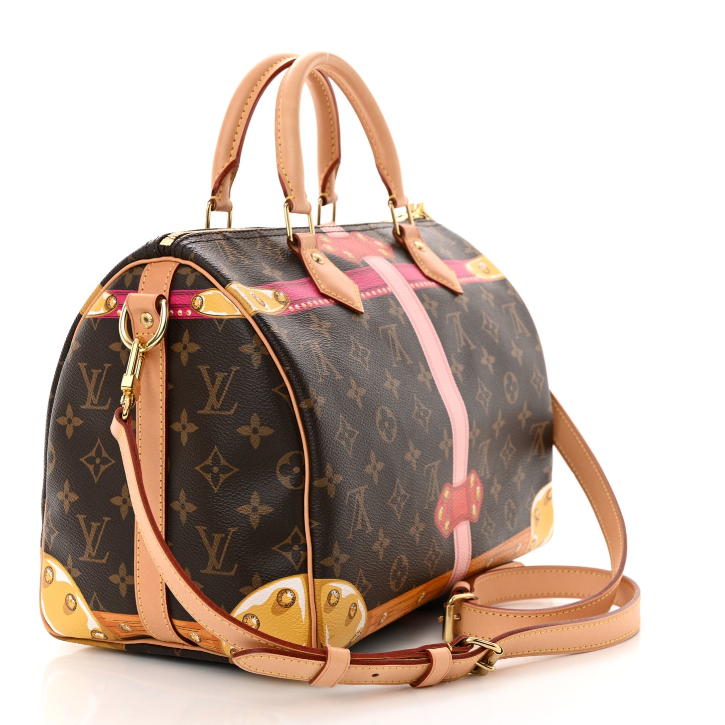 Monogram Summer Trunks Speedy Bandouliere 30