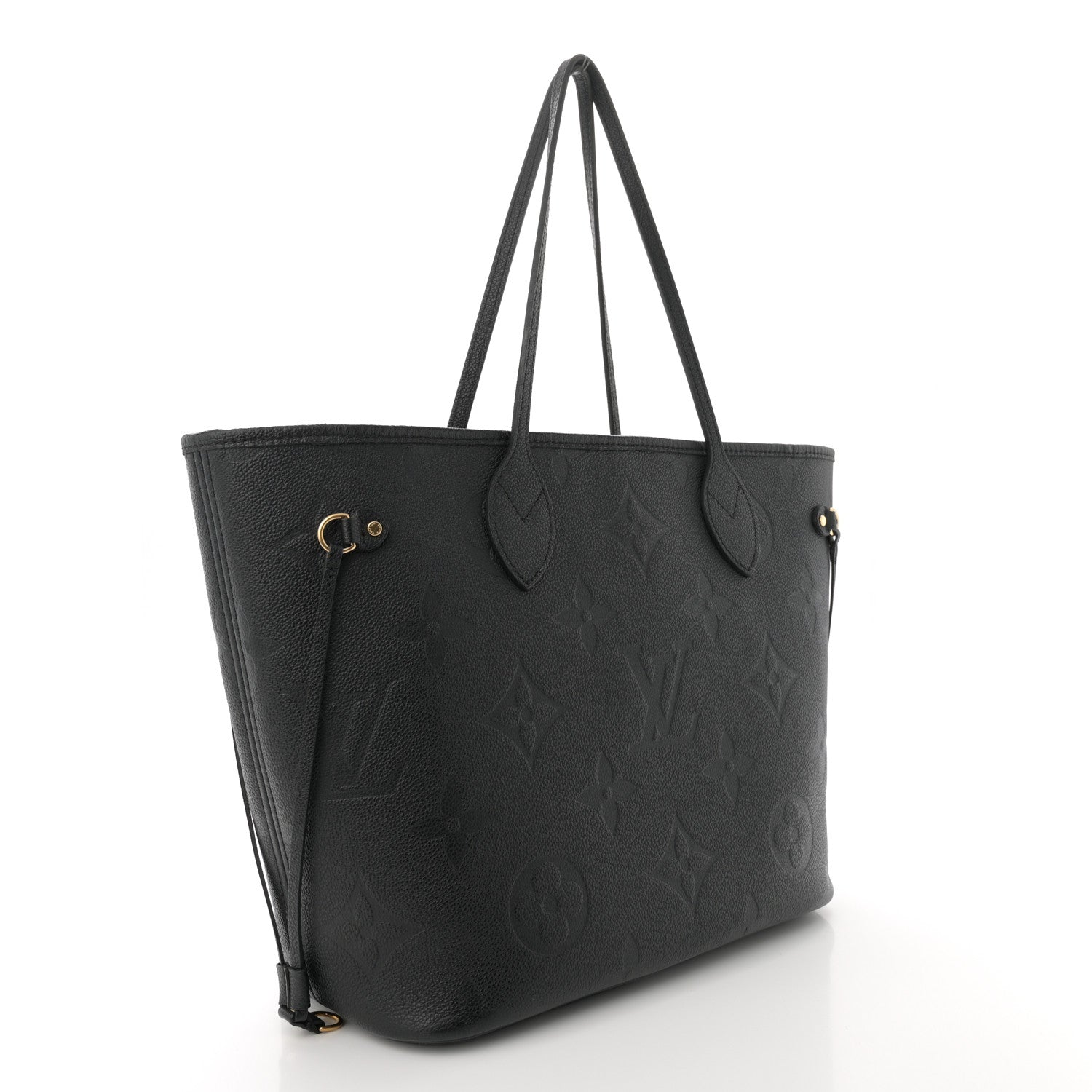 Louis Vuitton Empreinte Monogram Giant Neverfull MM Black 3 of 9