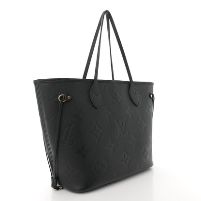 Louis Vuitton Empreinte Monogram Giant Neverfull MM Black 3 of 9