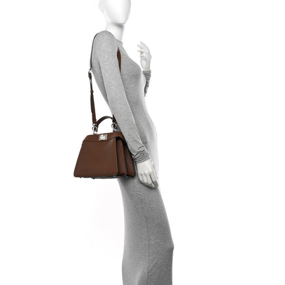 Fendi Cuoio Romano Selleria Chamois Small Peekaboo I SEE U Satchel Mou 2 of 10