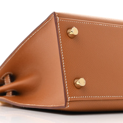 Hermes Epsom Kelly Sellier 25 Gold 9 of 12