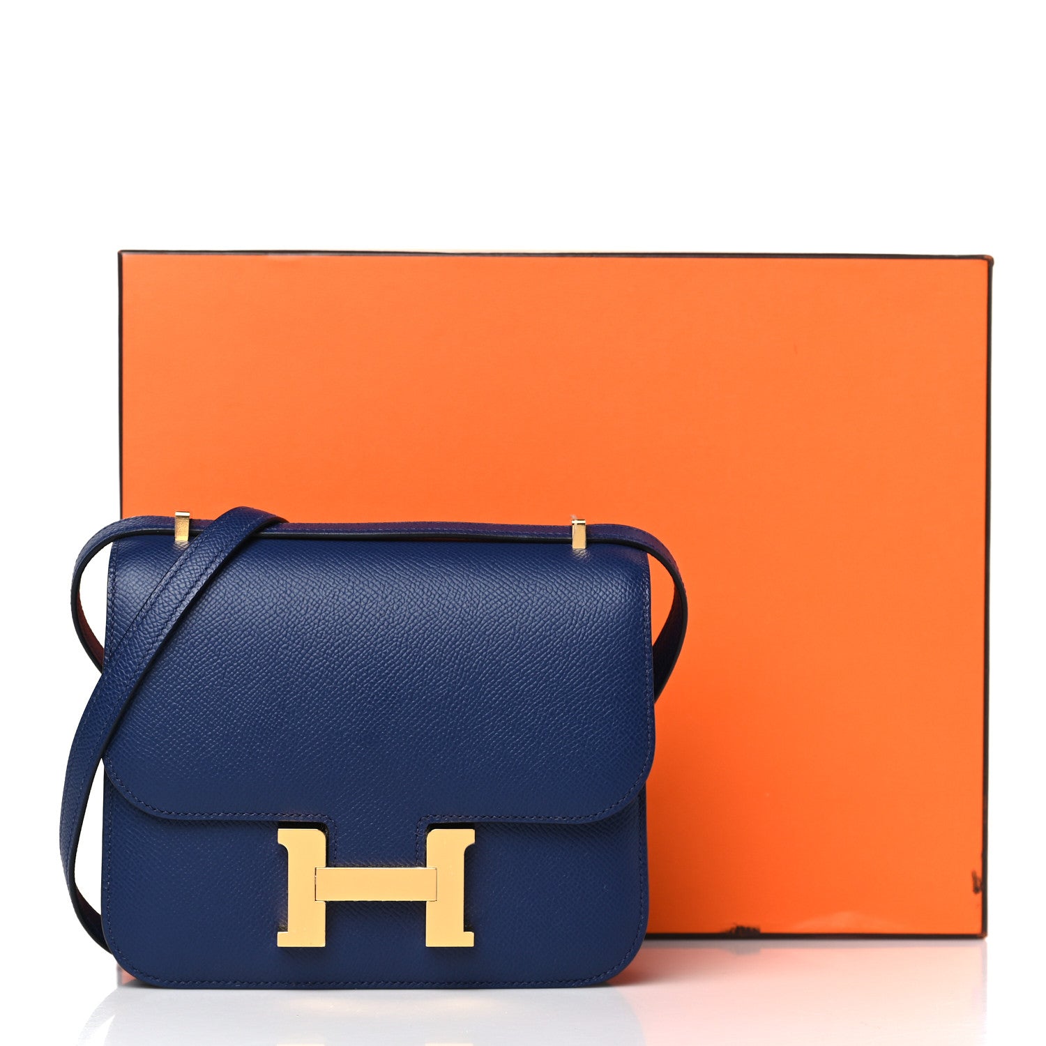 Hermes Epsom Constance 18 Bleu Saphir 11 of 11