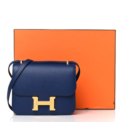 Hermes Epsom Constance 18 Bleu Saphir 11 of 11