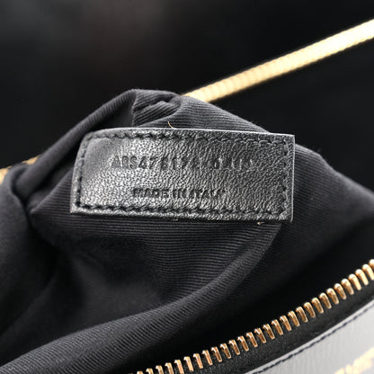 Saint Laurent Patent Grain De Poudre Large Souple Sac De Jour Black 7 of 11