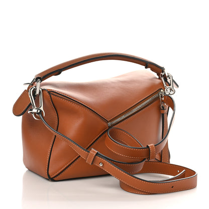 Loewe Calfskin Small Puzzle Bag Tan 3 of 9