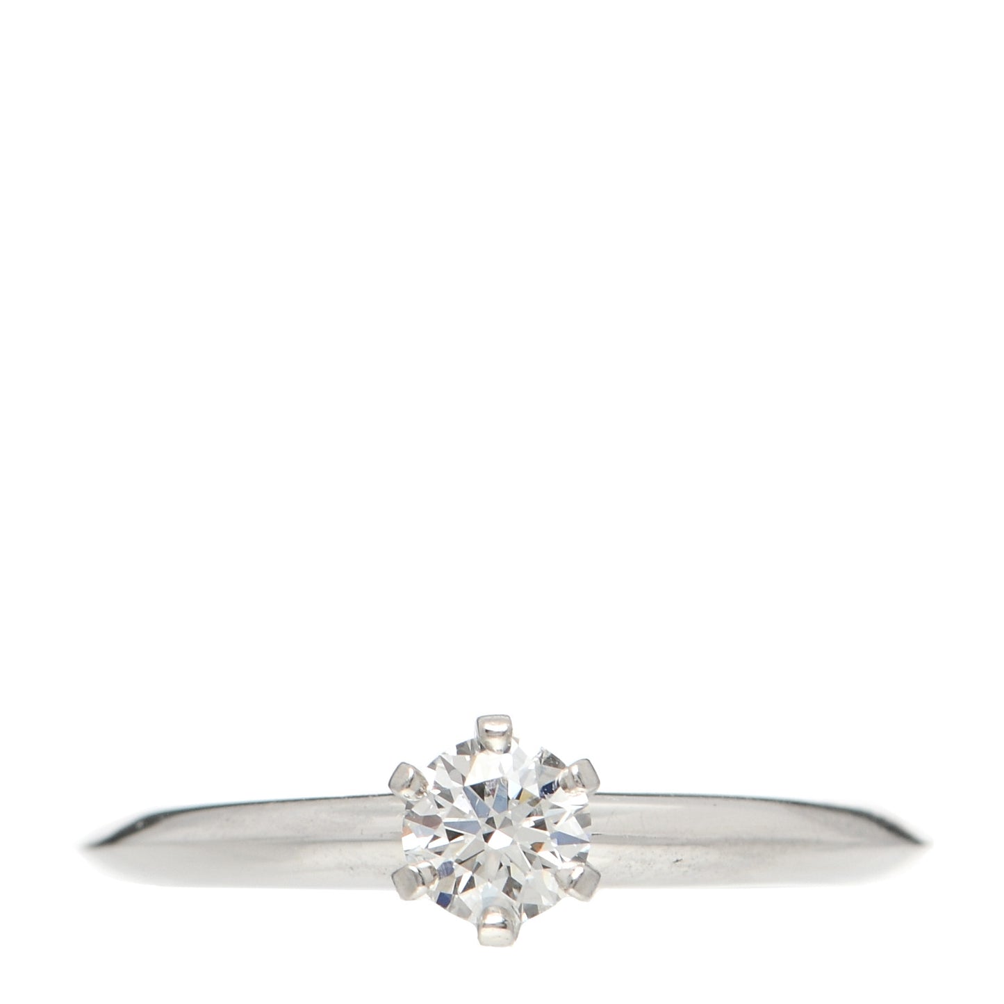 Platinum Diamond .25ct Solitaire Engagement Ring 49 5