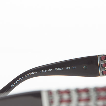 Chanel Square Chain Sunglasses 5362-Q Burgundy 5 of 5