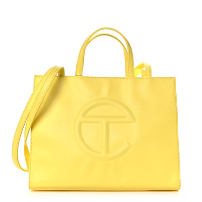 Telfar Vegan Leather Medium Shopping Bag Margarine 1 of 10