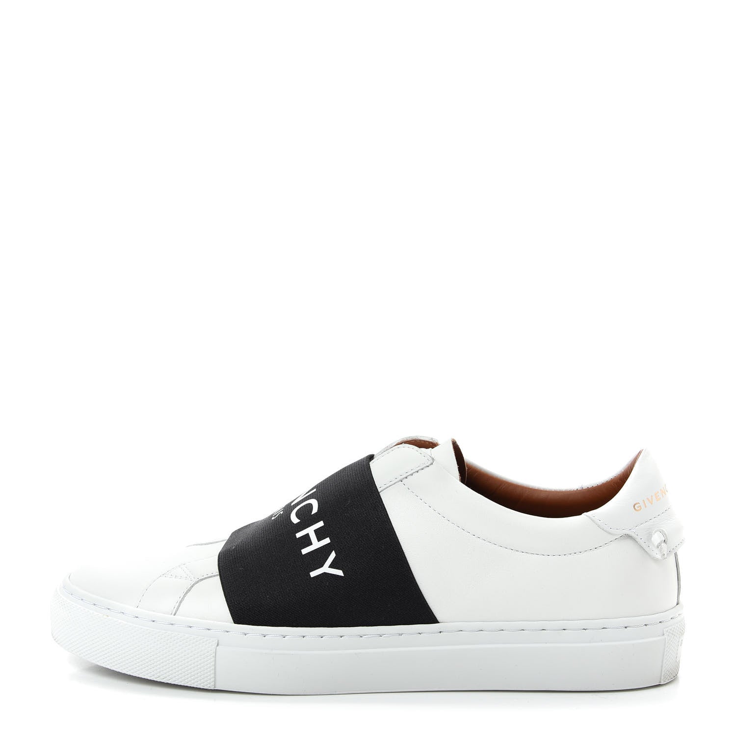 Givenchy Calfskin Band Logo Womens Urban Street Sneakers 36 White Black 1 of 12