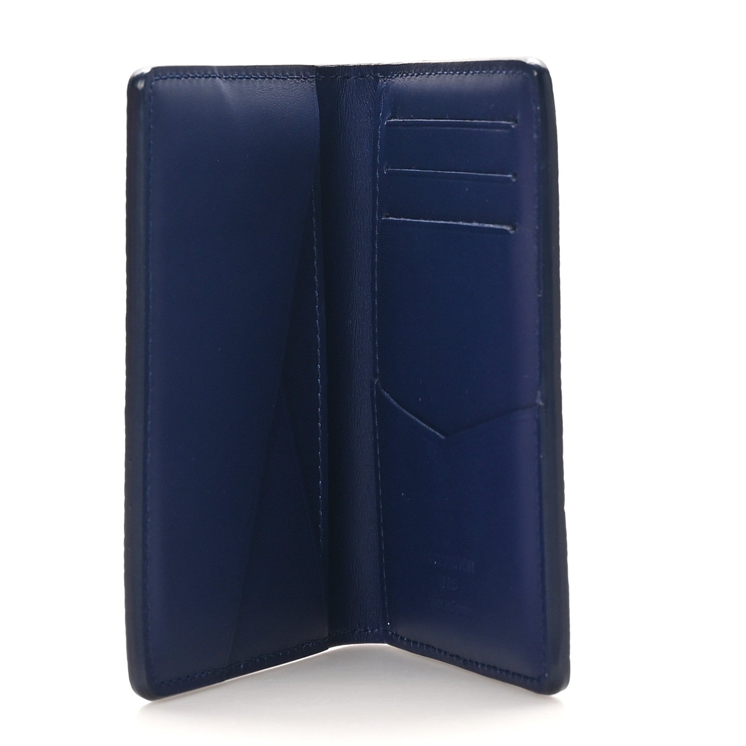 Louis Vuitton Cowhide Monogram Bandana Pocket Organizer Blue 5 of 8