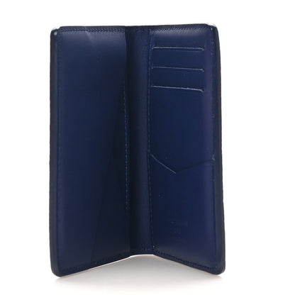 Louis Vuitton Cowhide Monogram Bandana Pocket Organizer Blue 5 of 8