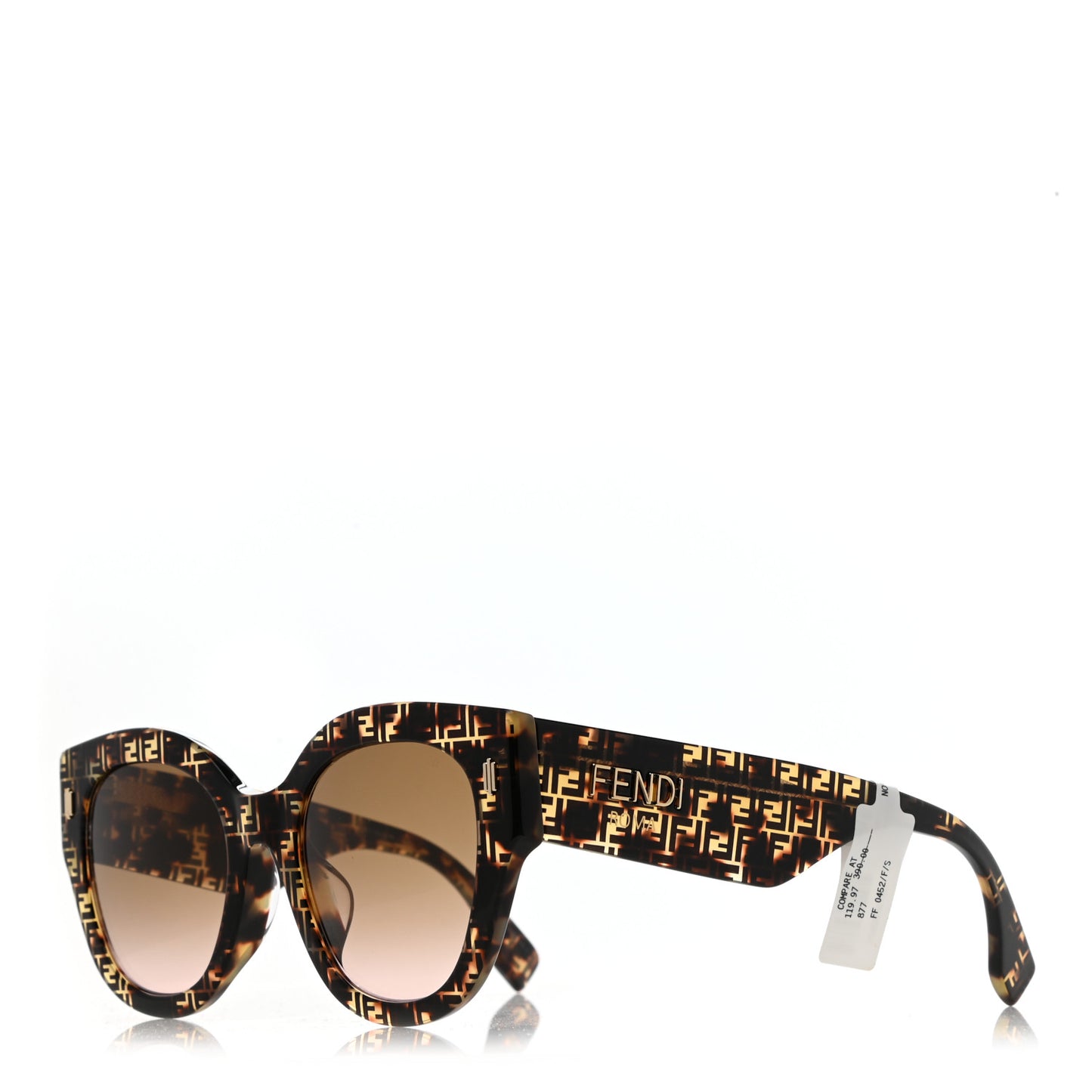 Acetate FF 53mm Sunglasses 0452/F/S Tortoise