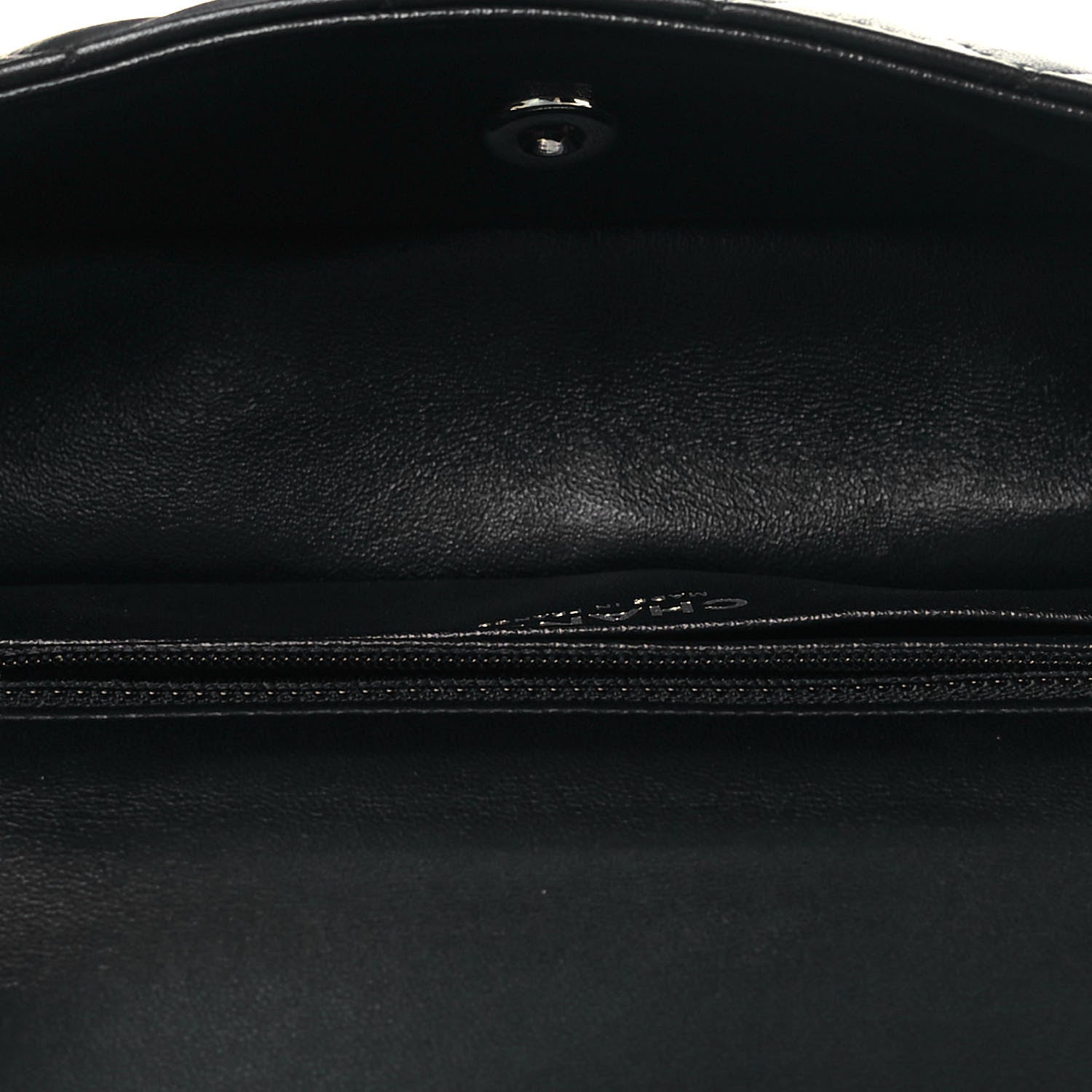 Chanel Lambskin Quilted Mini Rectangular Flap Black 5 of 11