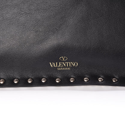 Valentino Garavani Vitello Large Rockstud Zip Pouch Black 11 of 11