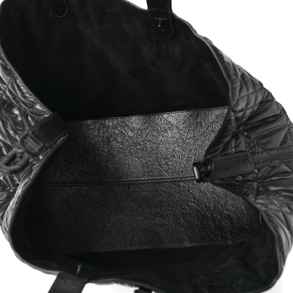 Christian Dior Crinkled Calfskin Macrocannage Large Toujours Black 6 of 11