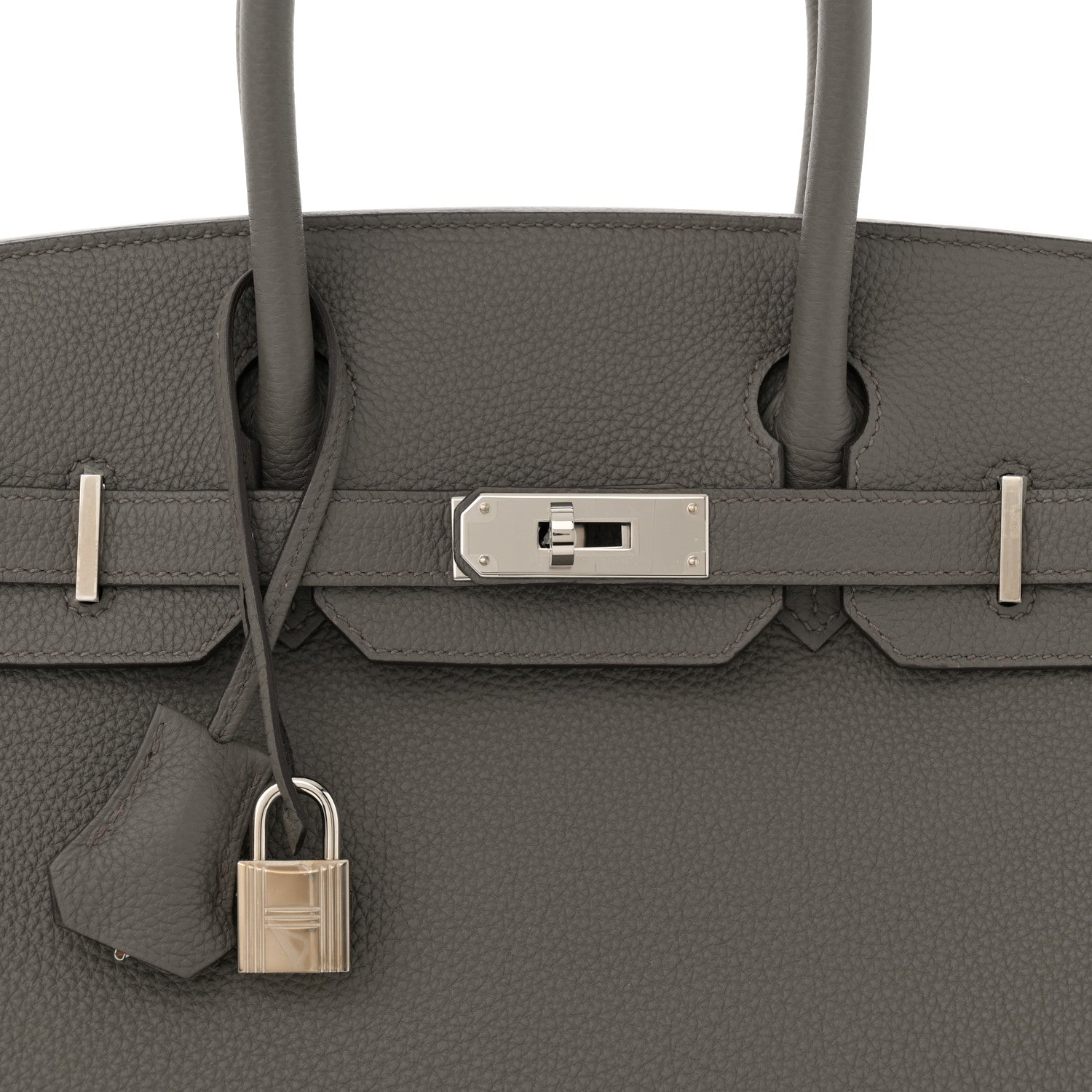 Hermes Togo BIRKIN 30 Etain 8 of 11