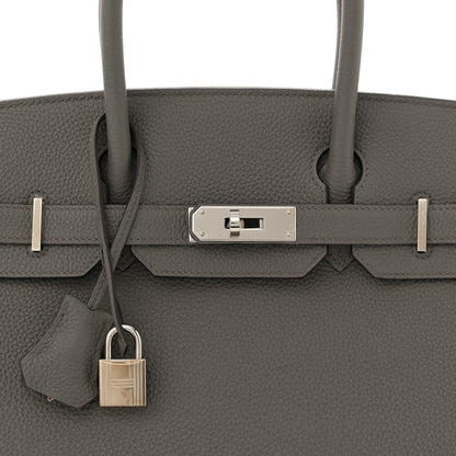 Hermes Togo BIRKIN 30 Etain 8 of 11