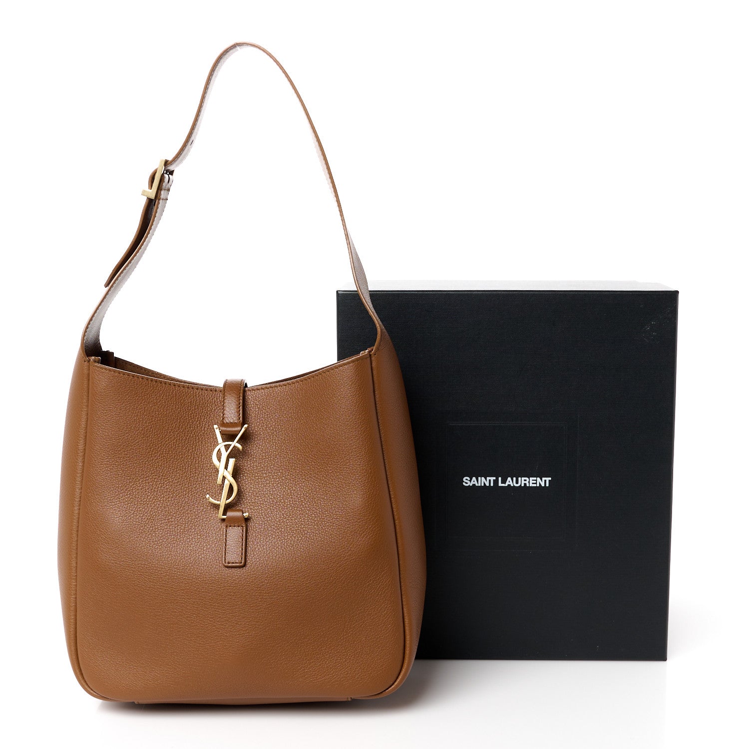 Saint Laurent Smooth Calfskin Small Le 5 A 7 Soft Hobo Fox 11 of 11