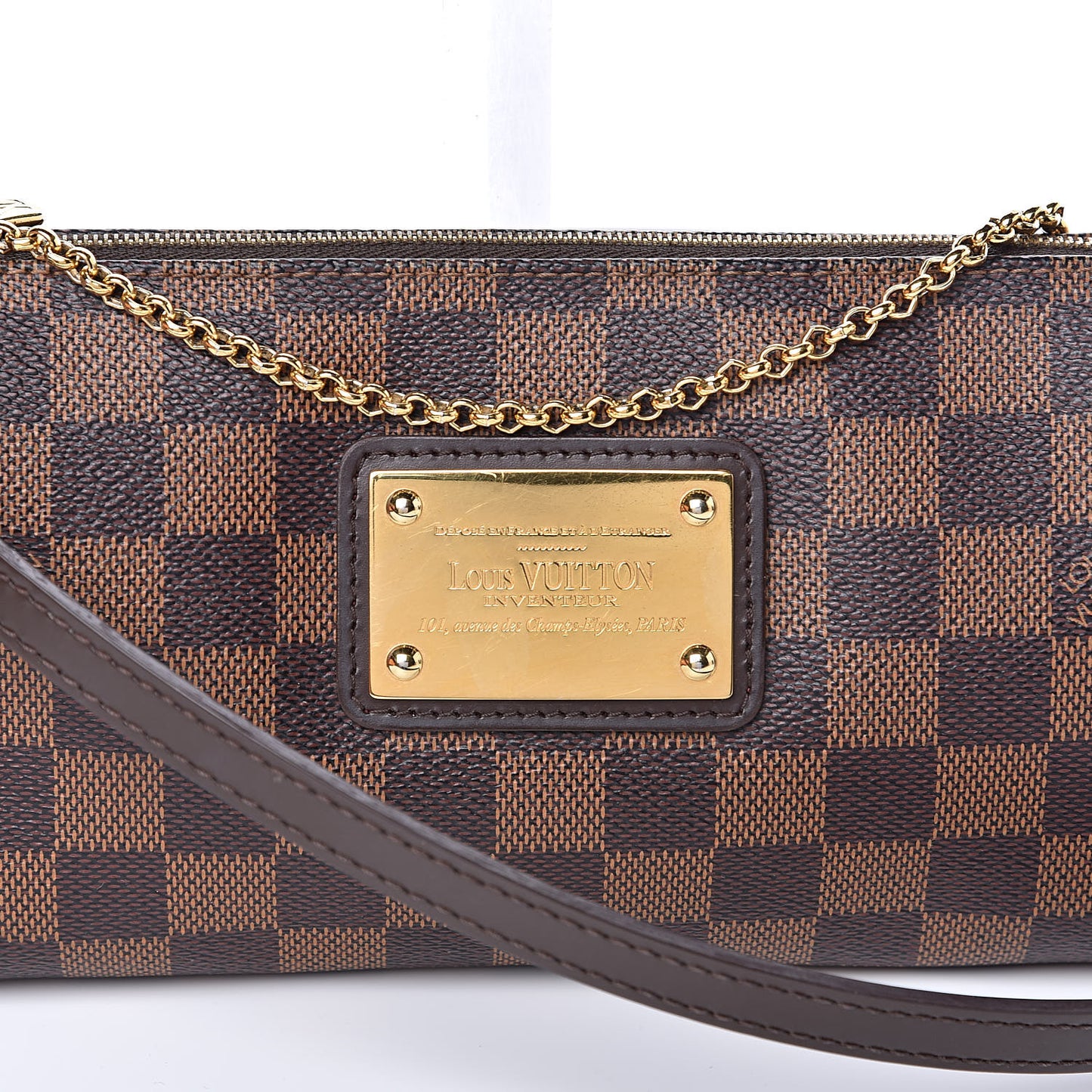 Damier Ebene Eva Clutch