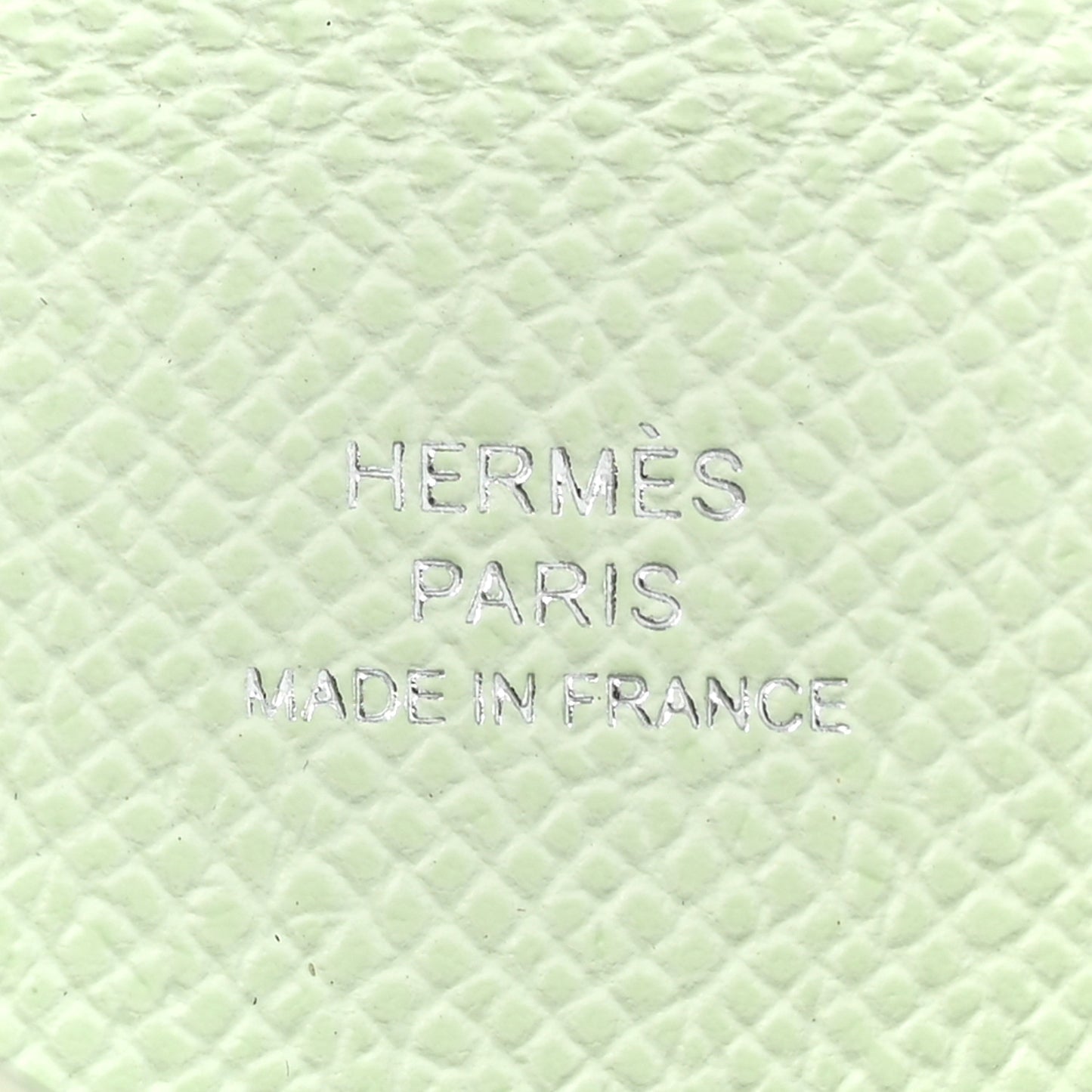 Epsom Calvi Card Case Vert Fizz