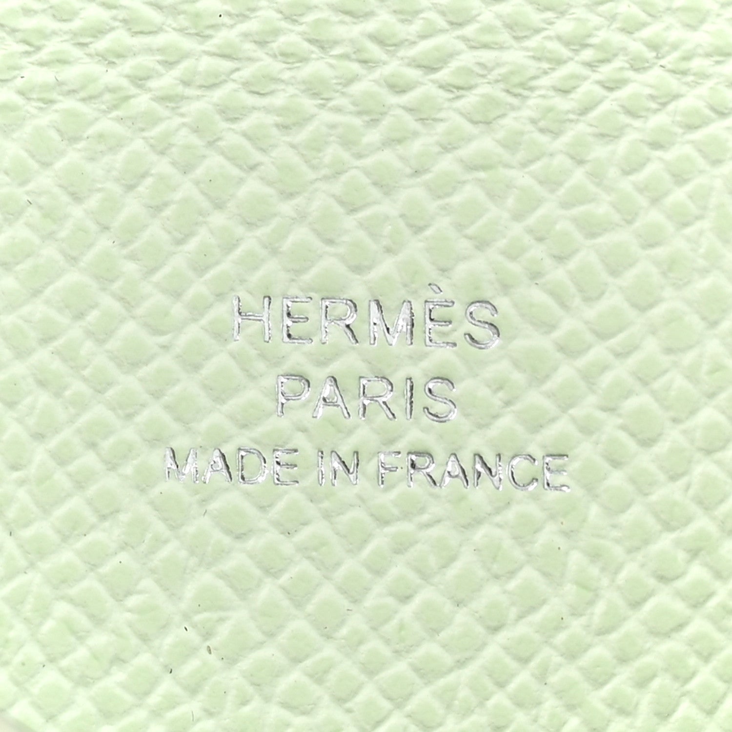 Hermes Epsom Calvi Card Case Vert Fizz 7 of 11