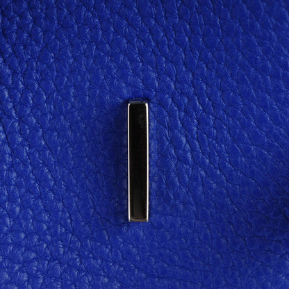 Hermes Taurillon Clemence Birkin 35 Bleu Electrique 22 of 27