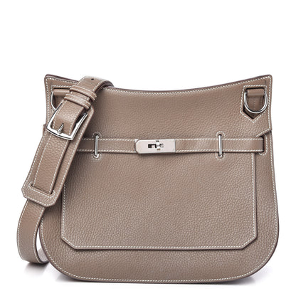 Hermes Taurillon Clemence Jypsiere 28 Etoupe 1 of 10
