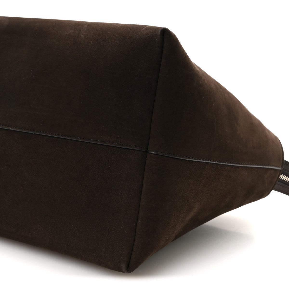 The Row Nubuck Terrasse Bag Dark Mocha 9 of 9
