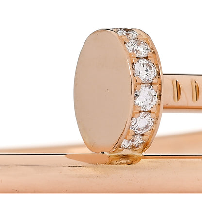 Cartier 18K Pink Gold Diamond Juste Un Clou Bracelet 15 3 of 5