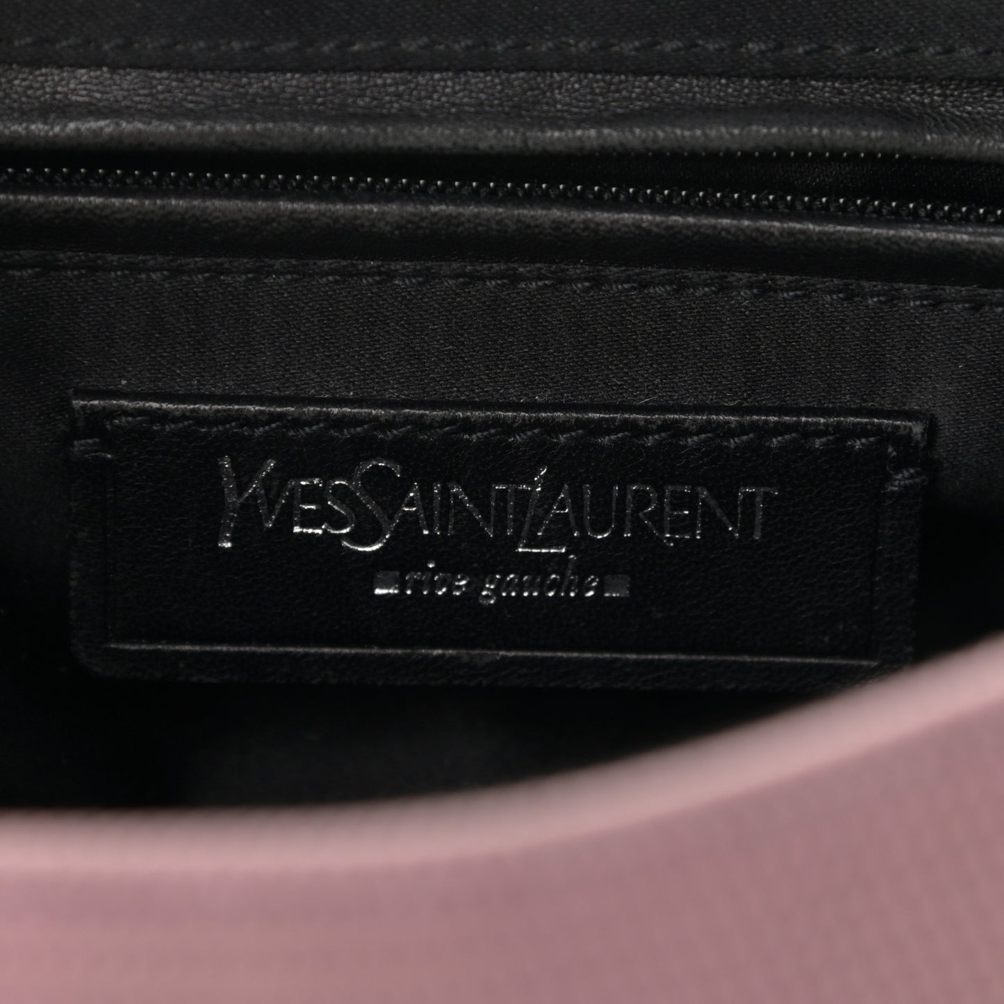 Canvas Shoulder Bag Pink Black