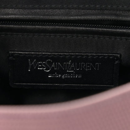 Saint Laurent Canvas Shoulder Bag Pink Black 6 of 11