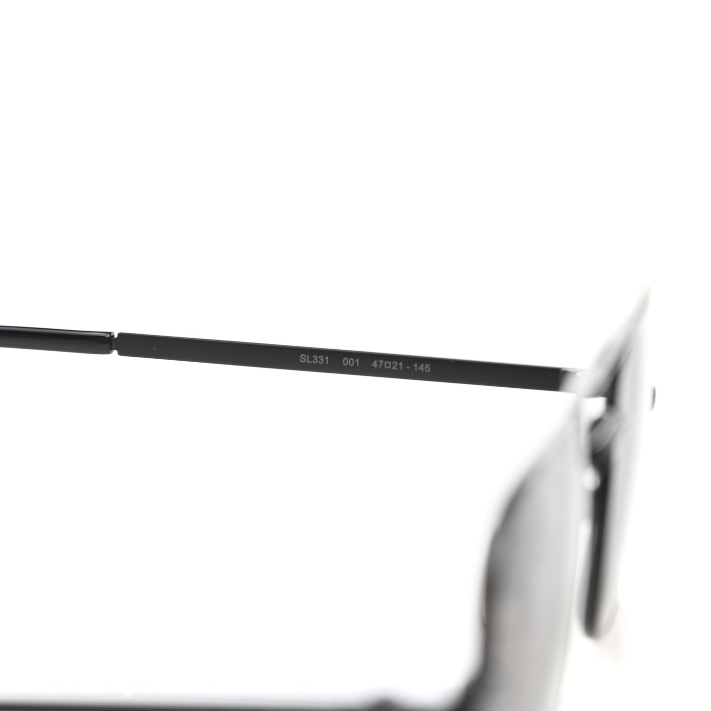 Rectangular SL 331 Sunglasses Black