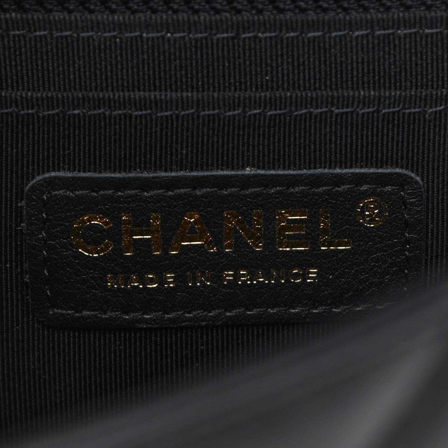 Chanel Calfskin Chevron Quilted Medium Statement Flap Black 6 of 12