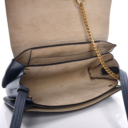 Chloe Calfskin Small Faye Shoulder Bag Denim Blue 5 of 8