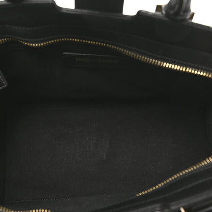 Saint Laurent Textured Calfskin Medium Classic Y Cabas Black 5 of 9