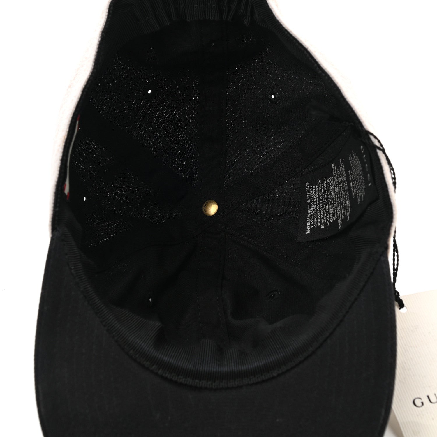 Gucci Gabardine Gucci Headband Baseball Hat M Black 7 of 9