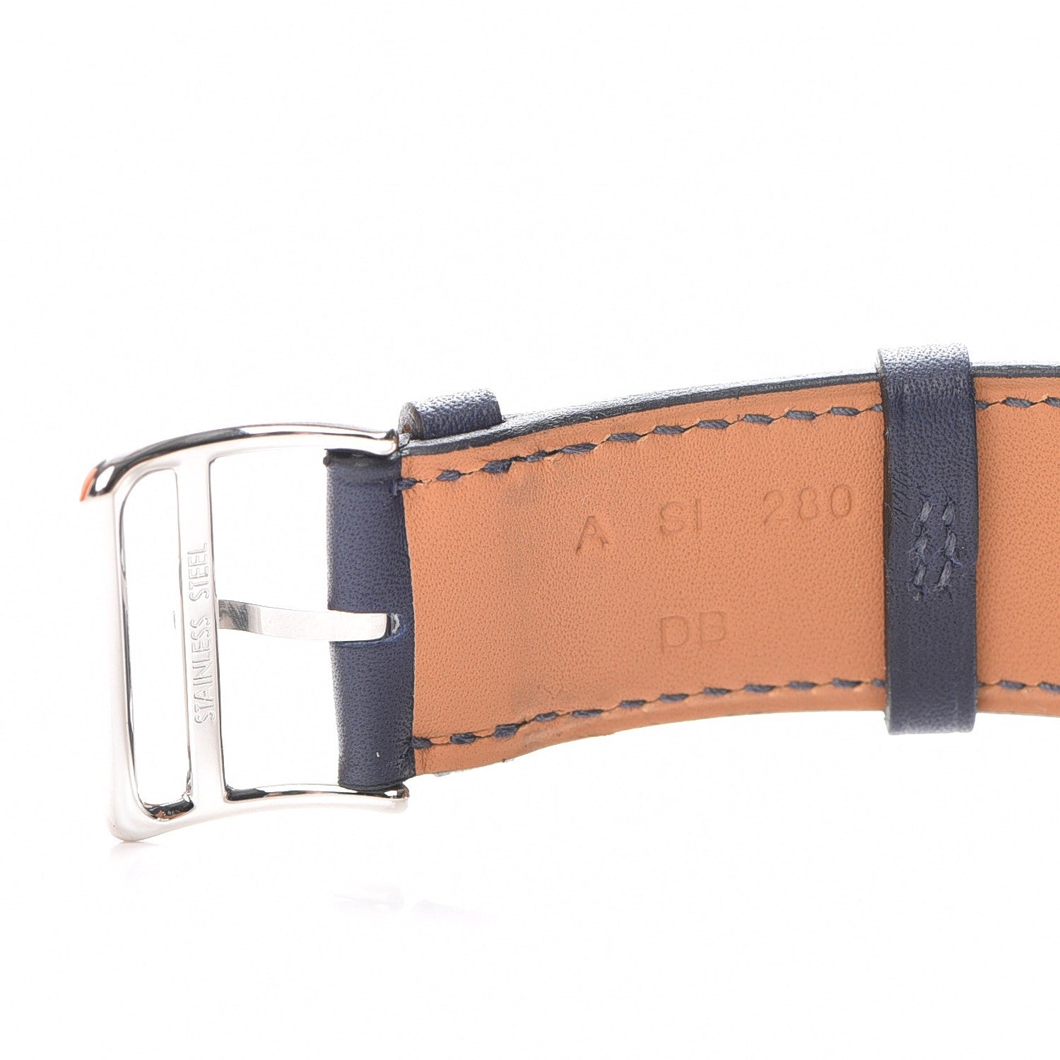 Hermes Gala 42mm Series 3 Apple Watch Eperon d’Or Bleu Marine 4 of 13