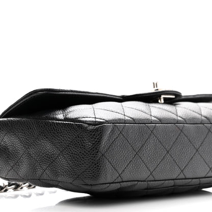 Chanel Caviar Quilted East West Flap Black 11 of 12