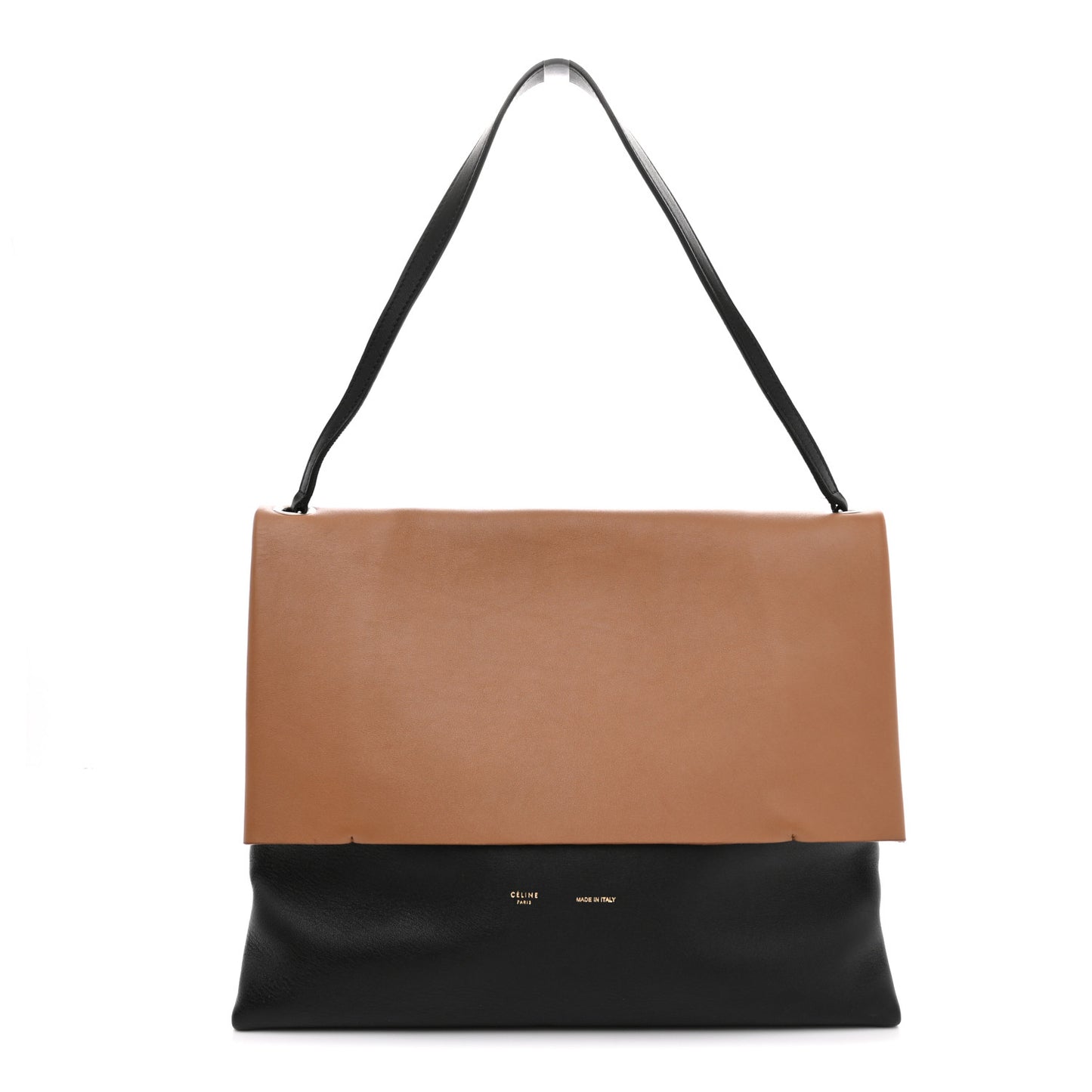 Calfskin All Soft Shoulder Bag Tan