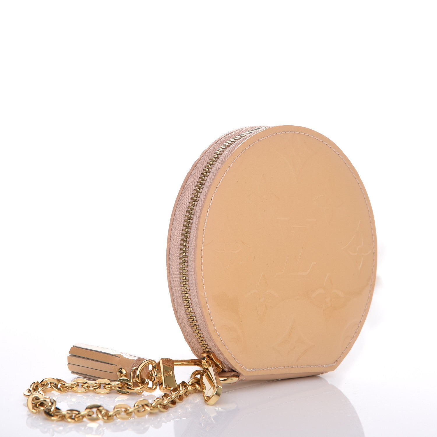 Louis Vuitton Vernis Chapeau Coin Purse Rose Florentin 3 of 6