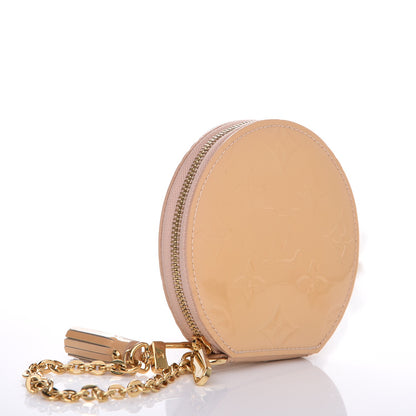 Louis Vuitton Vernis Chapeau Coin Purse Rose Florentin 3 of 6